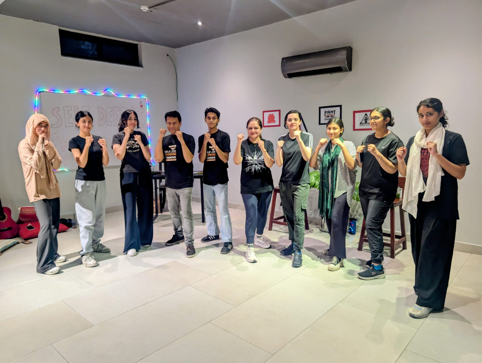 Self Defence Training Workshop at Crafted & Co. DHA, Lahore